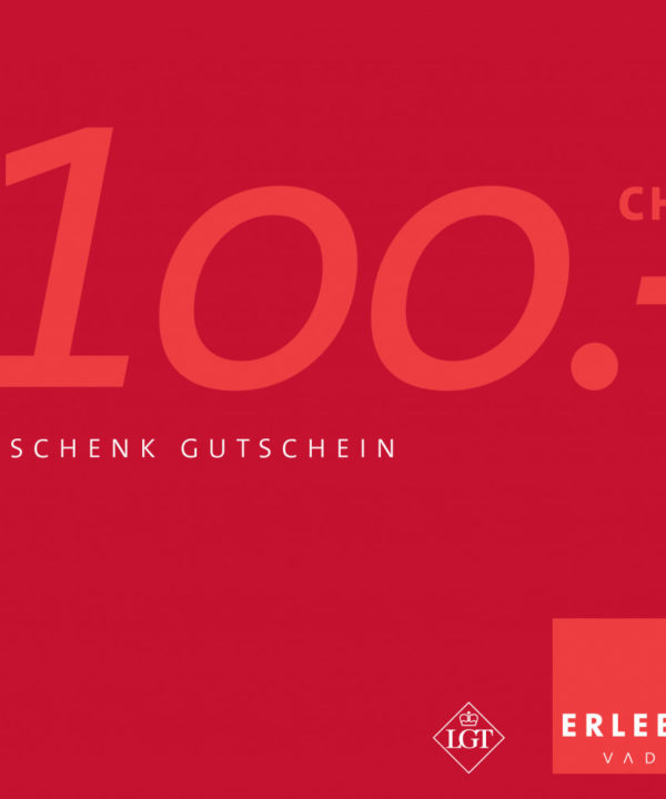 Erlebe Vaduz Gutschein CHF 100