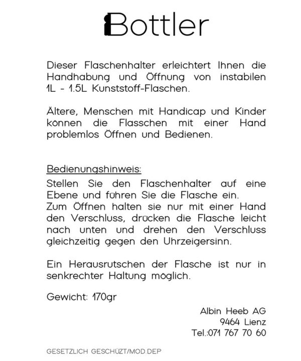 Bottler